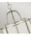 Suspension Gentry Nickel poli 63,7 Cm