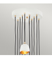 Suspension Nula Coquille blanc / luxe or