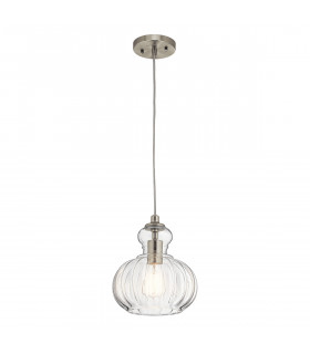 Suspension Riviera Nickel brossé 25
