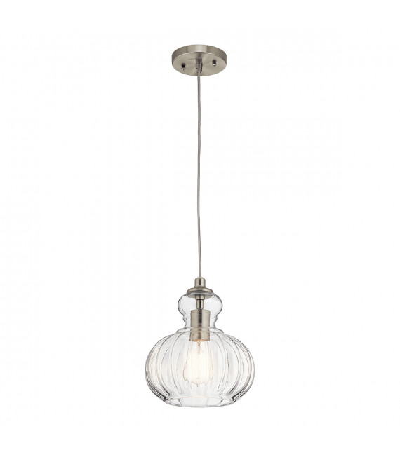 Suspension Riviera Nickel brossé 25