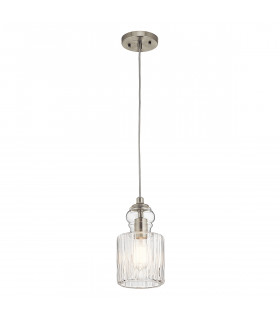 Suspension Riviera Nickel brossé 27 Cm
