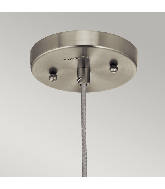 Suspension Riviera Nickel brossé 28,1 Cm