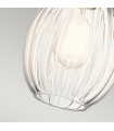 Suspension Riviera Nickel brossé 28,1 Cm