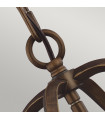 Suspension Yarmouth Laiton d'âge peint 39,1 Cm