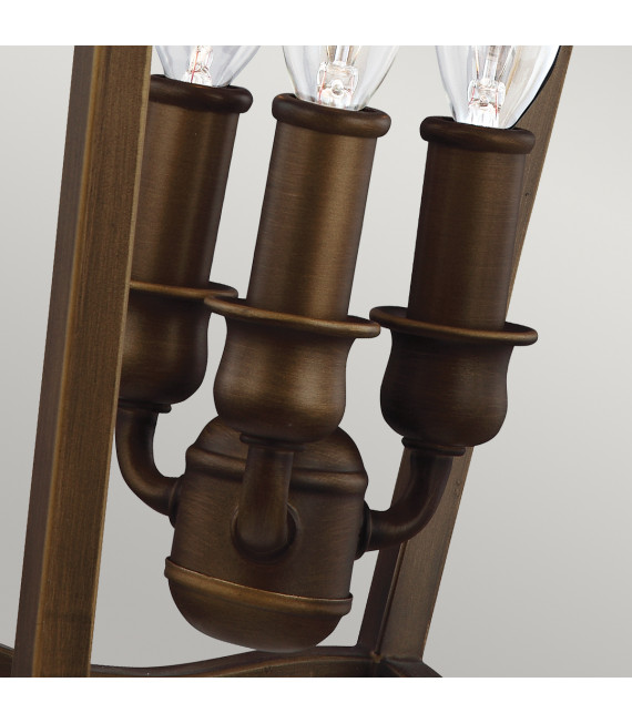 Suspension Yarmouth Laiton d'âge peint 39,1 Cm