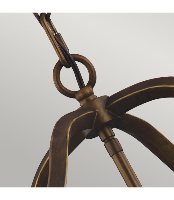 Suspension Yarmouth Laiton d'âge peint 60,6 Cm