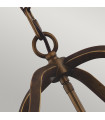 Suspension Yarmouth Laiton d'âge peint 60,6 Cm