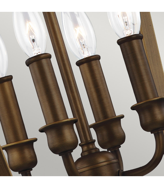 Suspension Yarmouth Laiton d'âge peint 60,6 Cm