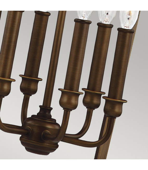 Suspension Yarmouth Laiton d'âge peint 77,2 Cm