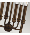 Suspension Yarmouth Laiton d'âge peint 77,2 Cm