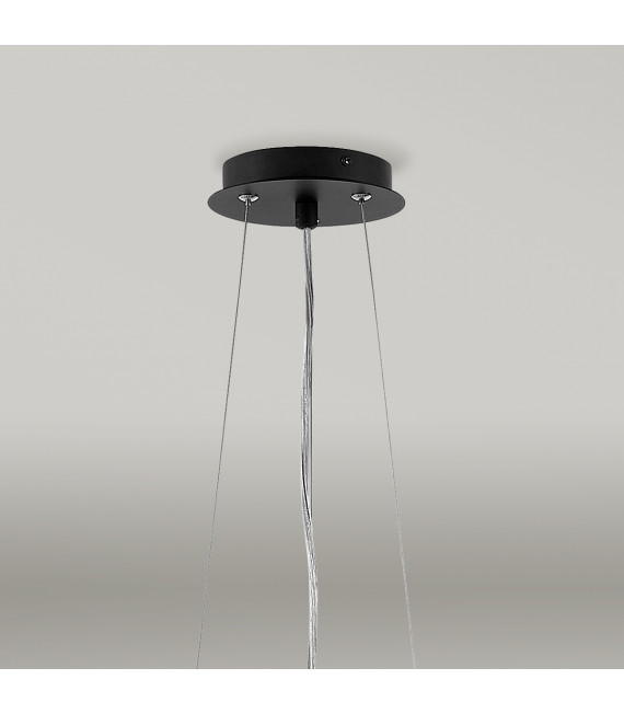 Suspension Zuma Satin noir / or 36 Cm