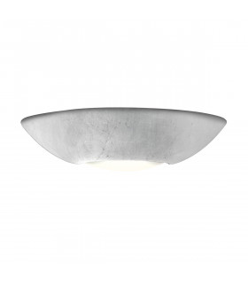 Applique murale Casablanca Feuille d'argent 1 ampoule 10cm