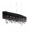 Paralume pendant light Chrome shimmering 7 bulbs 50cm