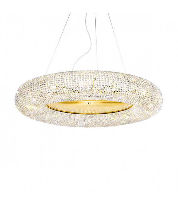 Carla Pendelleuchte 24 Karat Gold 15 Glühbirnen 32cm