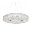 Carla Chrome pendant light 15 bulbs 32cm