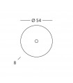 Ceiling light Centro 1 bulb 8cm