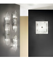 Design wall lamp Ontario 2 chrome bulbs