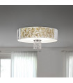 Plafonnier Emozione Chrome 6 ampoules 38cm