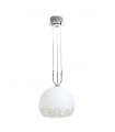 Suspension Luna Chrome 2 ampoules 200cm