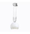 Suspension Luna Chrome 2 ampoules 200cm