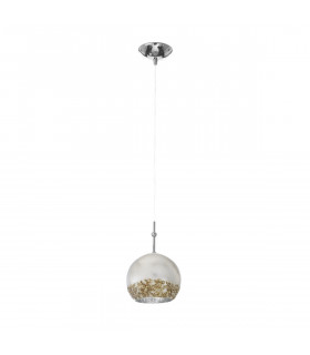 Suspension Luna Chrome 1 ampoule 200cm