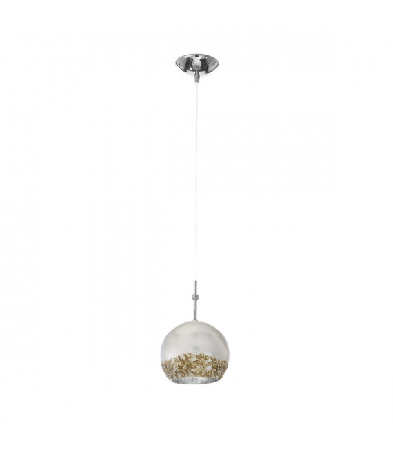 Lampada a sospensione Luna Chrome 1 lampadina 200cm
