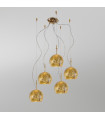 Suspension Luna 24 carats d'or 5 ampoules 200cm