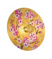 Luna wall light 1 light 24 karat gold