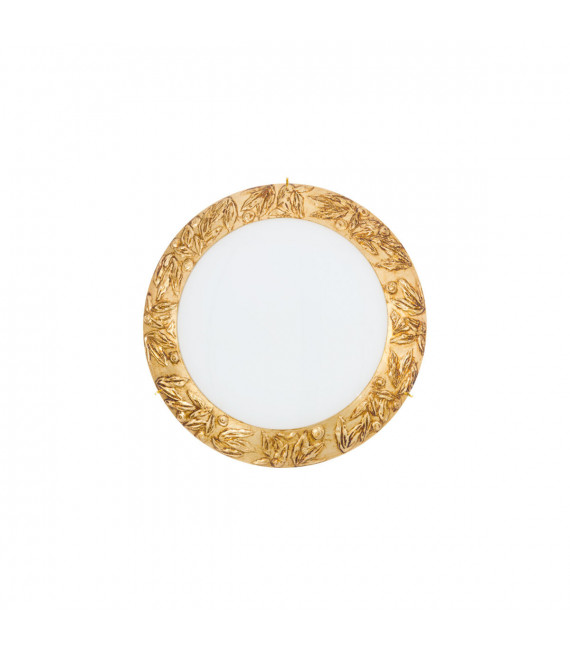 Plafoniera Serena oro 24 carati 2 lampadine 8cm