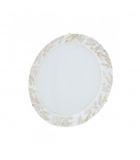 Plafón Serena oro 24 kilates 2 bombillas 8cm
