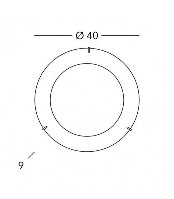 Ceiling light Serena Chrome 3 bulbs 9cm
