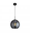 Suspension Amsterdam Acier doux Noir mat 1 ampoule 37cm