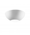 Applique en plâtre Casablanca blanc 1 ampoule 10cm