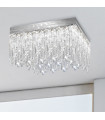 Design ceiling lamp Prisma 24 carats gold 16 bulbs 40cm