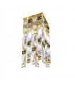 Design ceiling lamp Prisma 24 carats gold 1 bulb 33cm