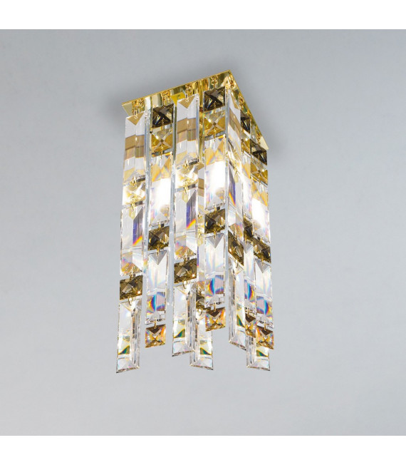 Design ceiling lamp Prisma 24 carats gold 1 bulb 33cm