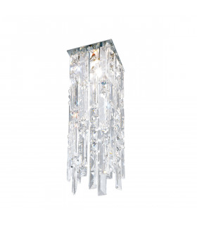 Plafoniera Design Prisma Chrome 1 lampadina 33cm