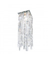 Plafonnier Design Prisma Chrome 1 ampoule 33cm