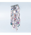 Plafonnier Design Prisma Chrome 1 ampoule 33cm