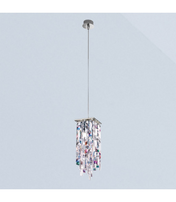 Suspension Prisma 1 ampoule Chrome