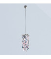 Prisma pendant lamp 1 chrome bulb