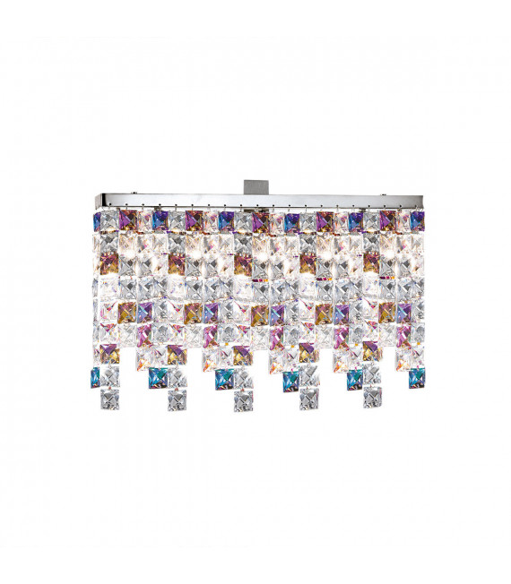 Ceiling light Design Prisma Chrome 3 bulbs 25cm