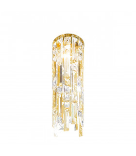 Plafoniera di design Prisma oro 24 carati 1 lampadina 40cm