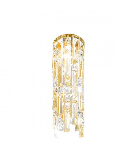 Design-Deckenleuchte Prisma 24 Karat Gold 1 Birne 40cm