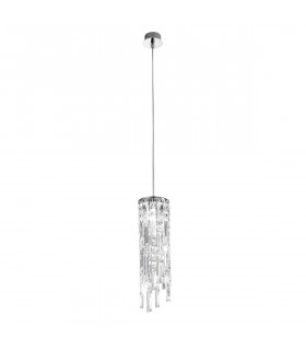 Prisma pendant lamp 1 chrome bulb