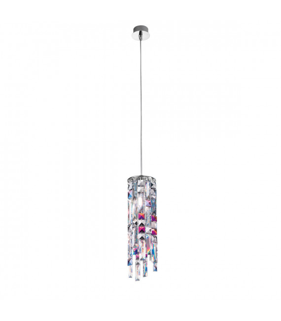 Suspension Prisma 1 ampoule Chrome