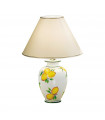 Table lamp Giardino 24 carat gold plated Polished gold 1 bulb 57cm