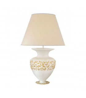 Anfora table lamp white 1 bulb 65cm