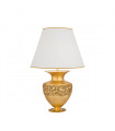 Lampe de table Anfora 24 carats d'or 1 ampoule 65cm