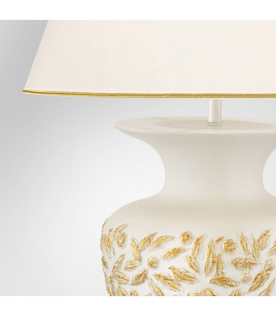 Anfora table lamp white 1 bulb 65cm